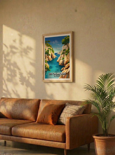 Affiche des Calanques de Marseille – Lifestyle 2