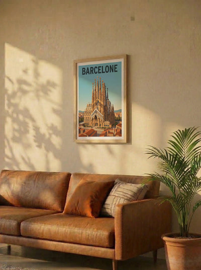 Affiche de Barcelone - Sagrada Familia – Lifestyle 2