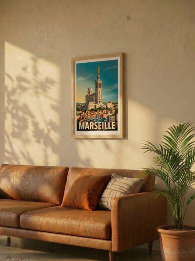 Affiche de Marseille - Basilique Notre-Dame de la Garde – Lifestyle 2