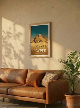 Affiche de Égypte - Pyramides de Gizeh – Lifestyle 2