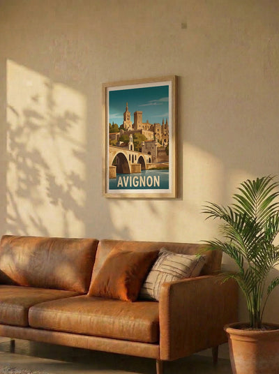 Affiche de Avignon, France - Pont Saint-Bénezet (Le Pont d'Avignon) – Lifestyle 2
