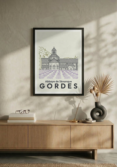 Affiche de Gordes – Lifestyle