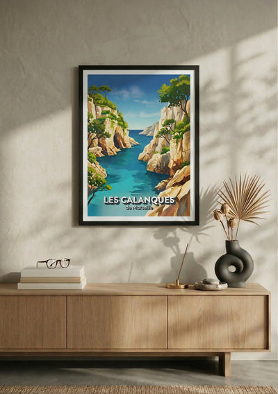 Affiche des Calanques de Marseille – Lifestyle