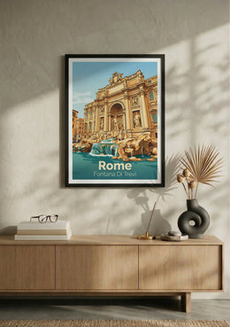 Affiche de Rome - Fontana Di Trevi – Lifestyle