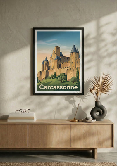 Affiche de Carcassonne - Cité de Carcassonne – Lifestyle