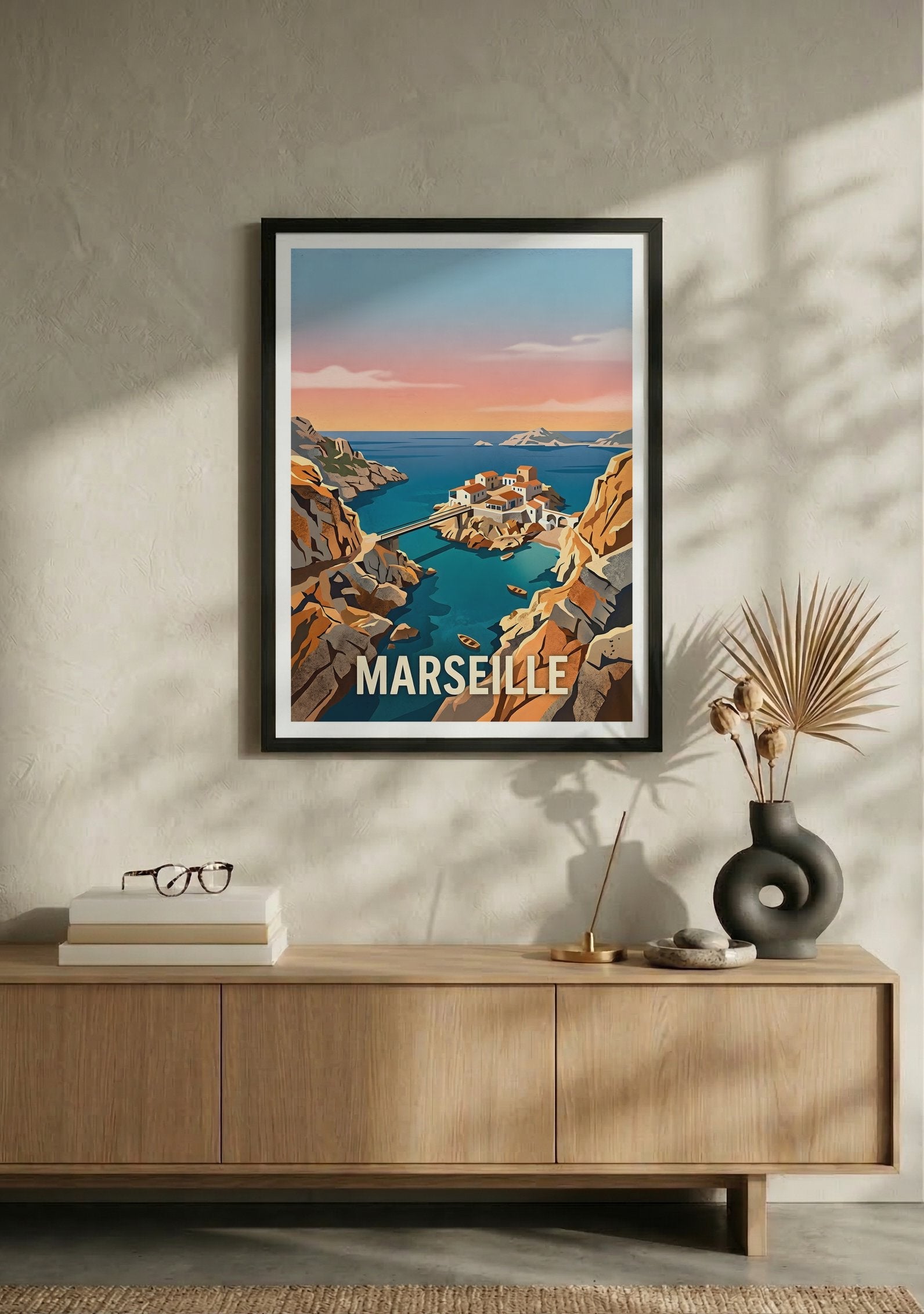 Affiche de Marseille - Baie des Singes – Lifestyle