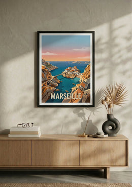 Affiche de Marseille - Baie des Singes – Lifestyle