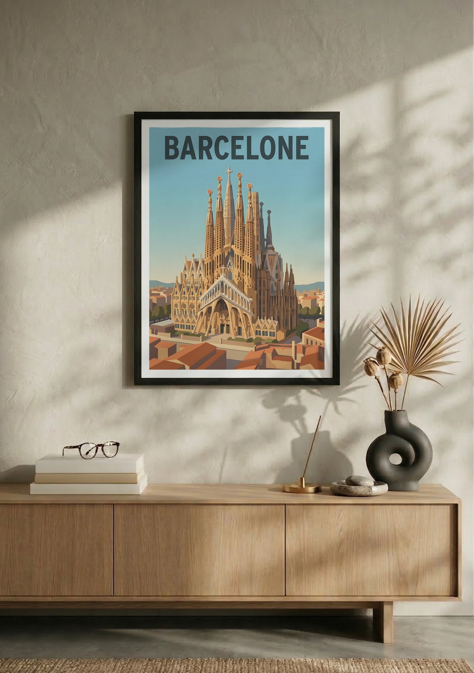 Affiche de Barcelone - Sagrada Familia – Lifestyle