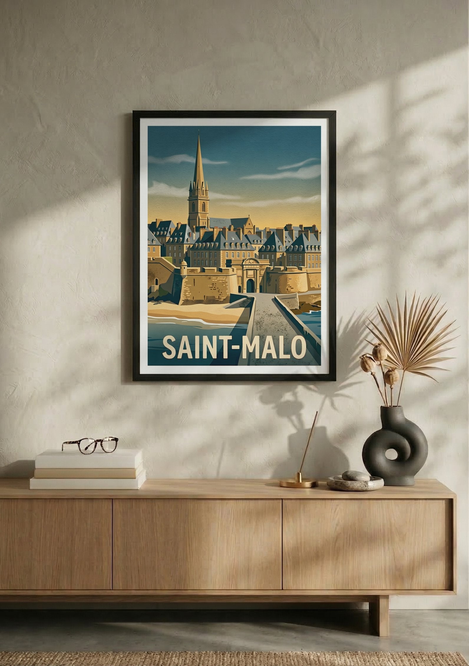 Affiche de Saint-Malo - Les Remparts de Saint-Malo – Lifestyle