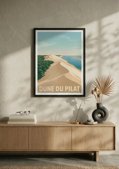 Affiche de la Dune du Pilat – Lifestyle