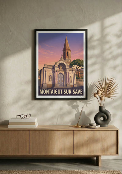 Affiche de Montaigut-sur-Save, France - – Lifestyle