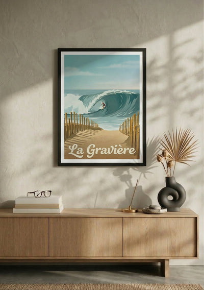 Affiche de Hossegor - La gravière – Lifestyle