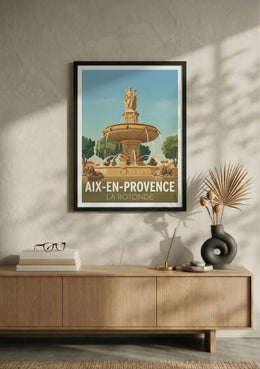 Affiche de Aix-en-Provence - la Rotonde – Lifestyle