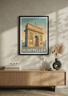 Affiche de Montpellier - Arc de Triomphe – Lifestyle