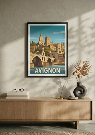Affiche de Avignon, France - Pont Saint-Bénezet (Le Pont d'Avignon) – Lifestyle