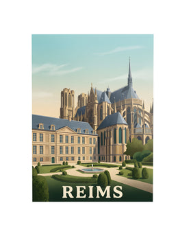 Affiche de Reims – Cadre noir