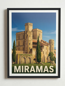 Affiche de Miramas - Château de Cabasse – Cadre noir