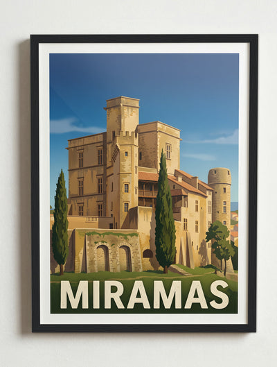 Affiche de Miramas - Château de Cabasse – Cadre noir