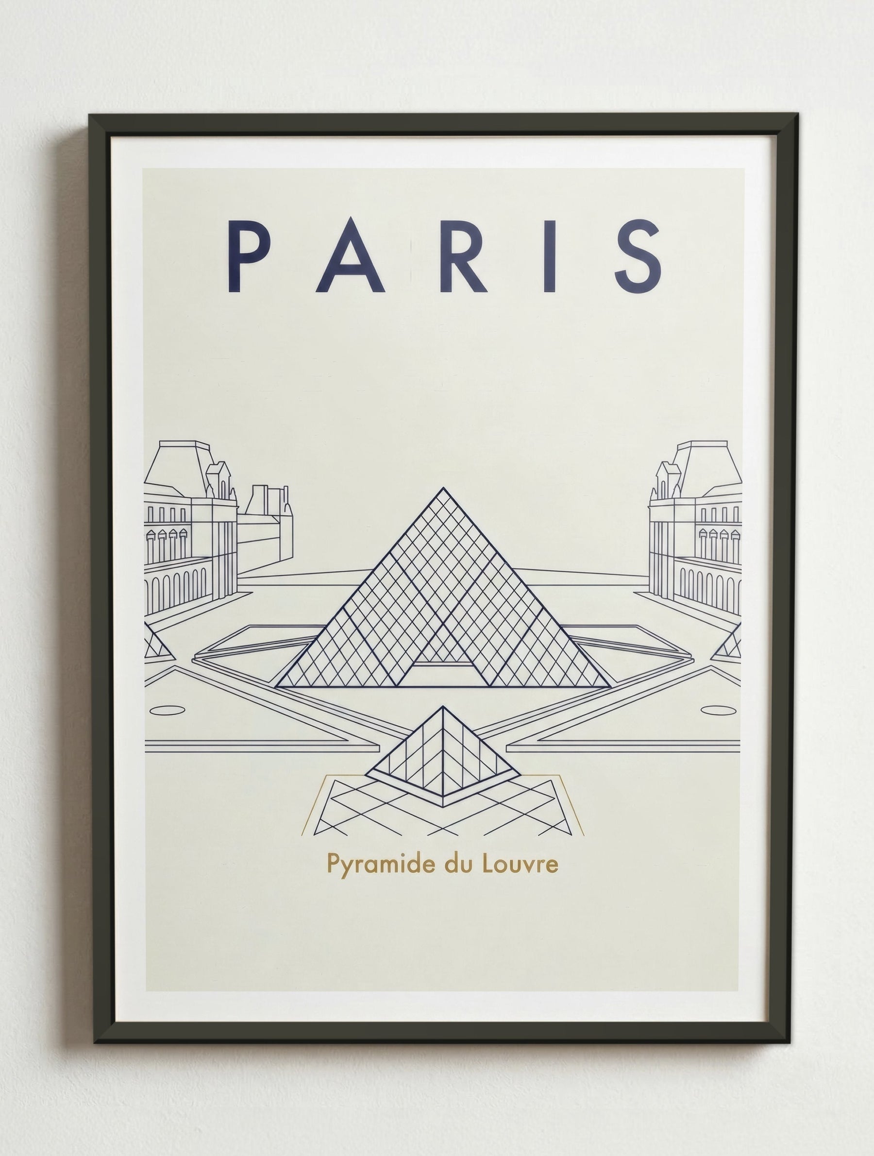 Affiche de Paris – Cadre métal