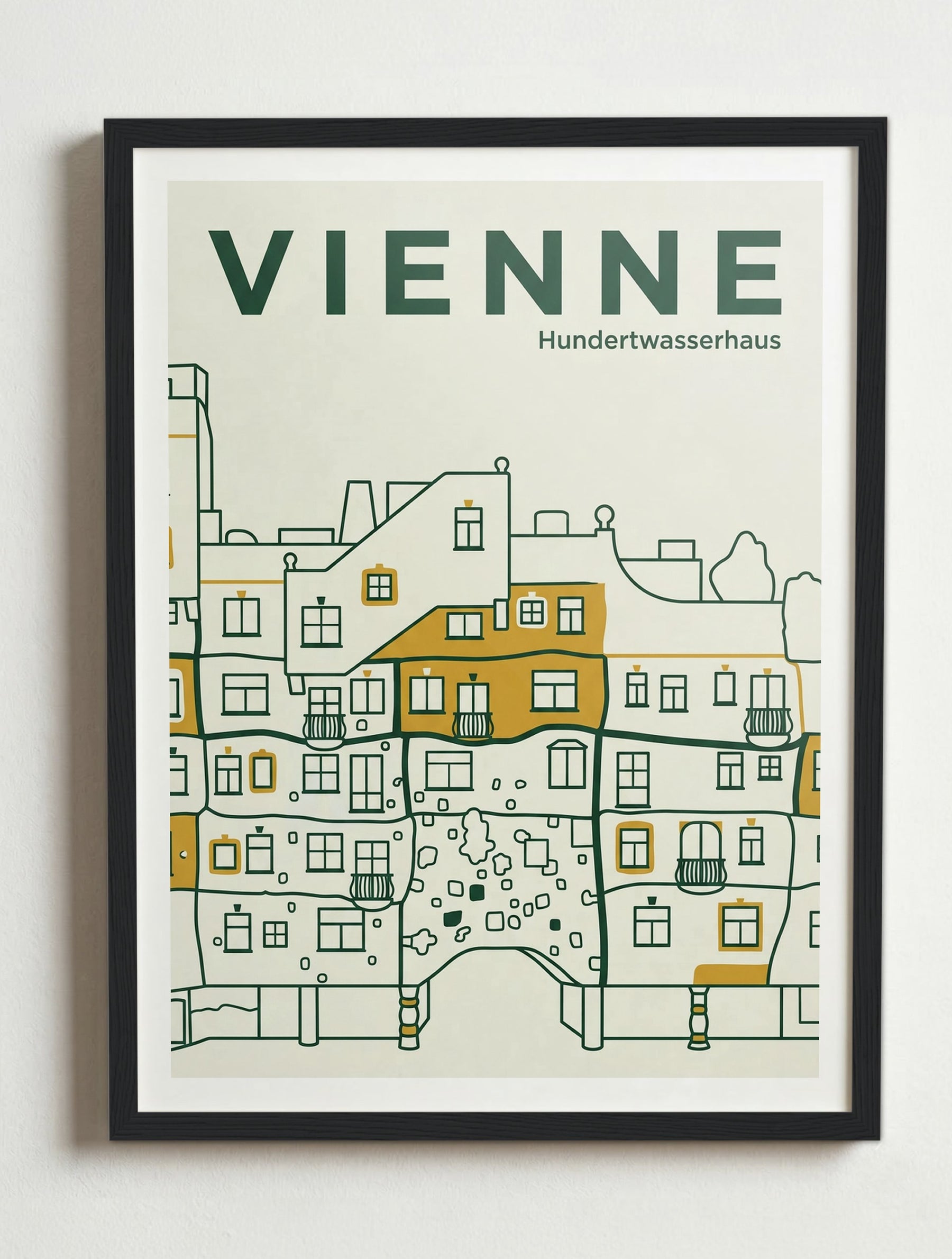 Affiche de Vienne – Cadre noir