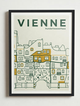 Affiche de Vienne – Cadre noir