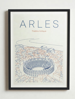 Affiche de Arles – Cadre noir