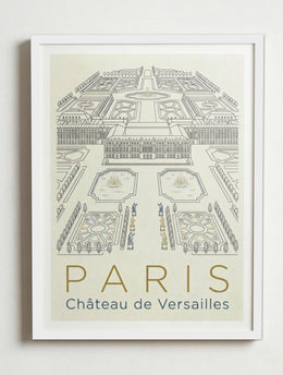 Affiche de Paris – Cadre blanc