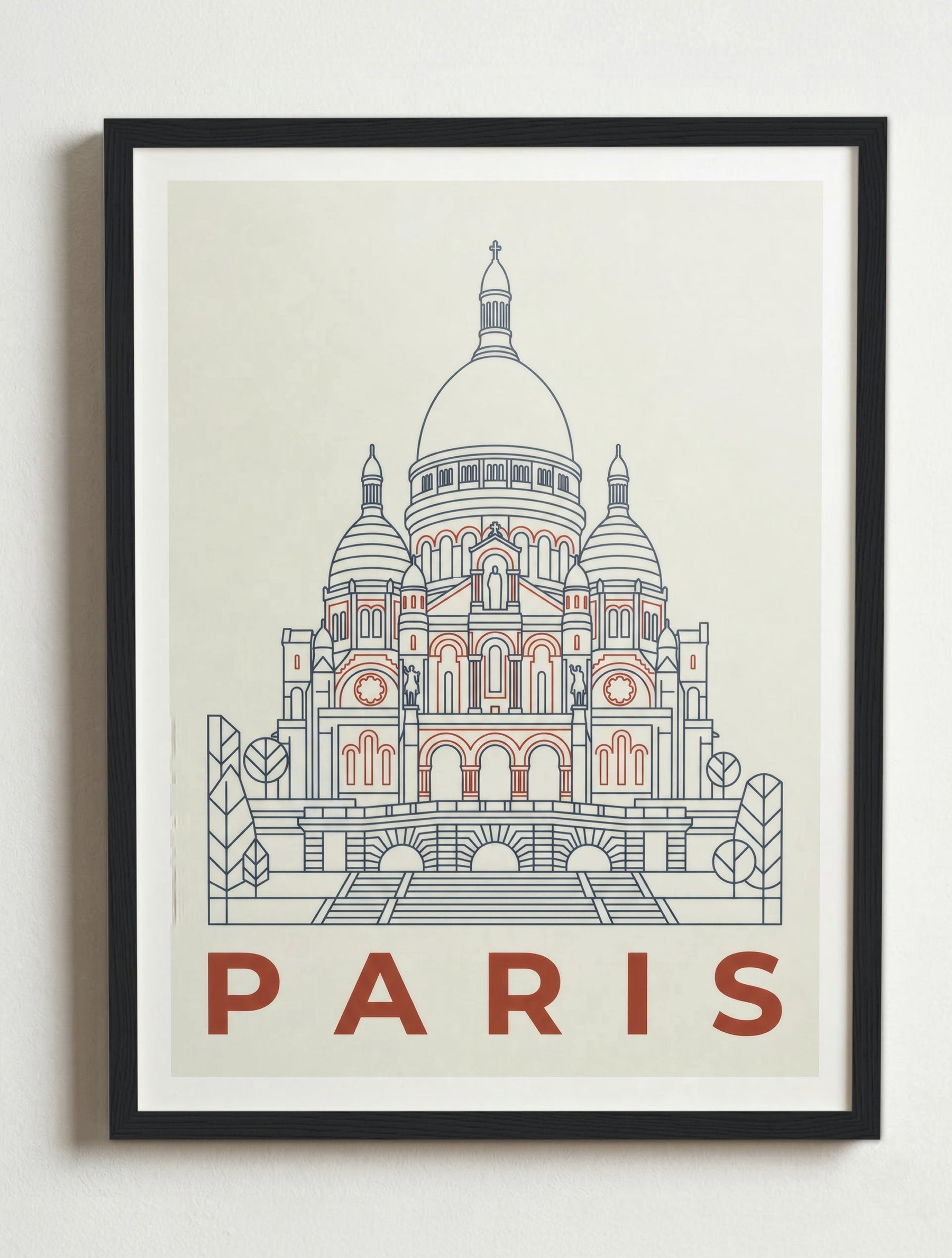 Affiche Paris – Cadre noir