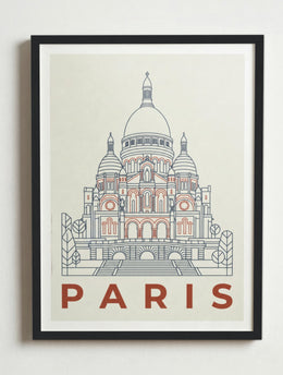 Affiche Paris – Cadre noir