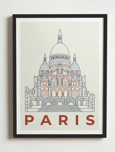 Affiche Paris – Cadre noir