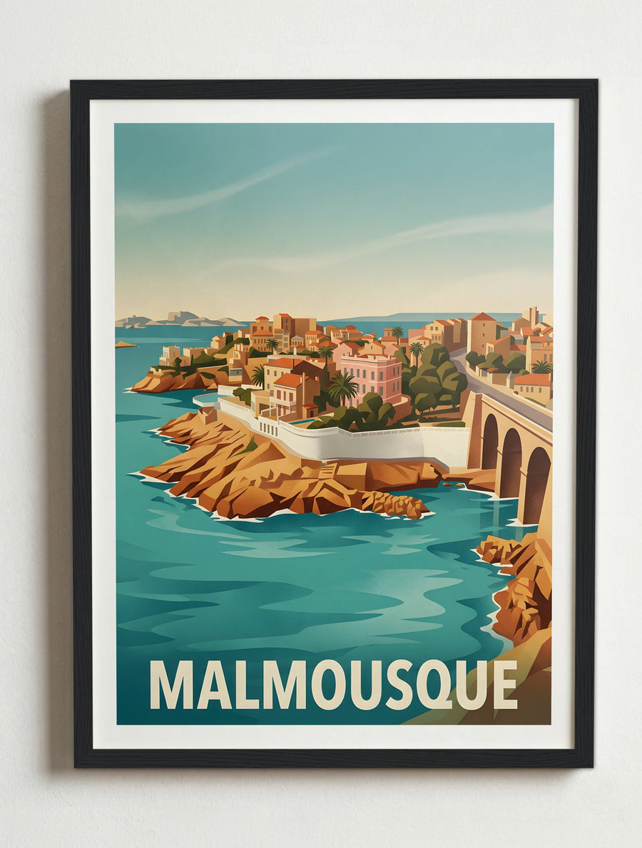 Affiche de Marseille - Malmousque