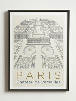 Affiche de Paris – Cadre métal