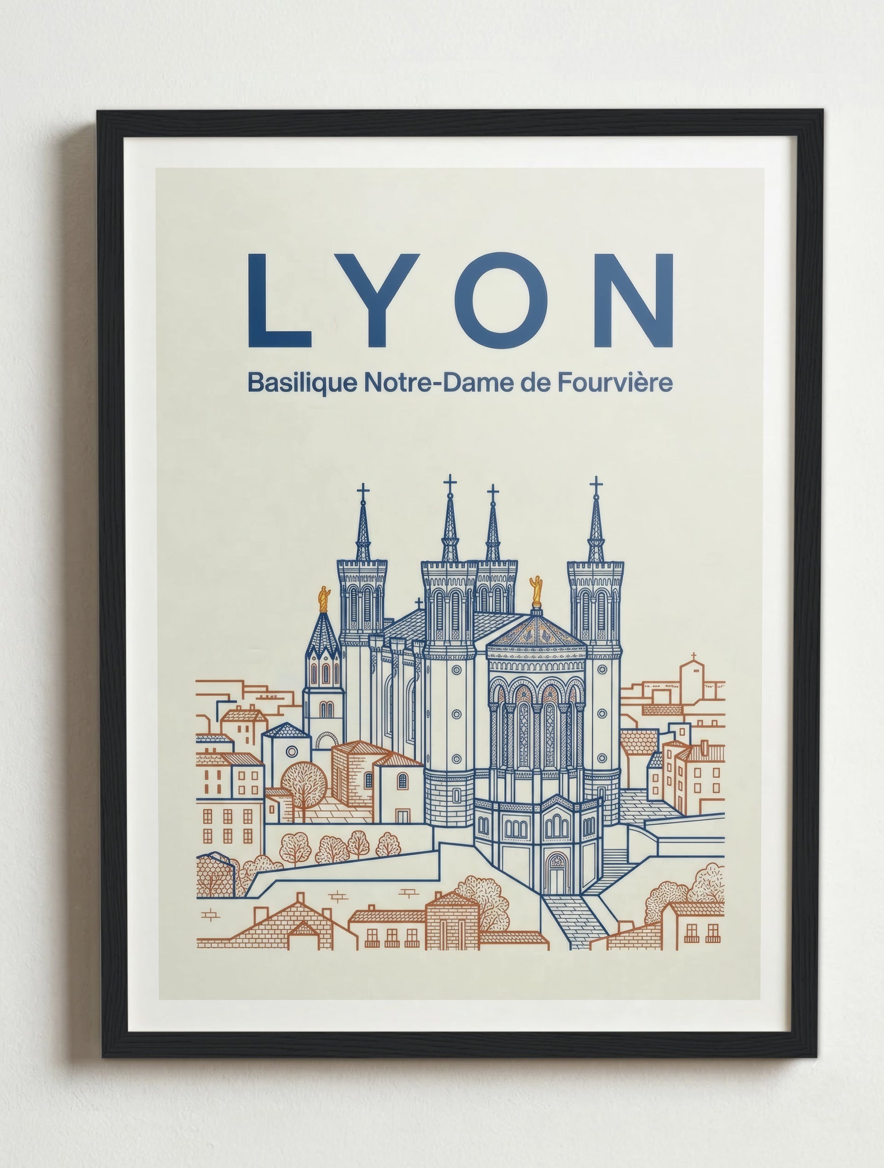 Affiche de Lyon – Cadre noir