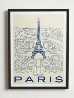 Affiche Paris – Cadre noir
