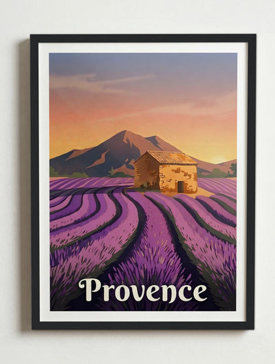 Affiche de Provence – Cadre noir
