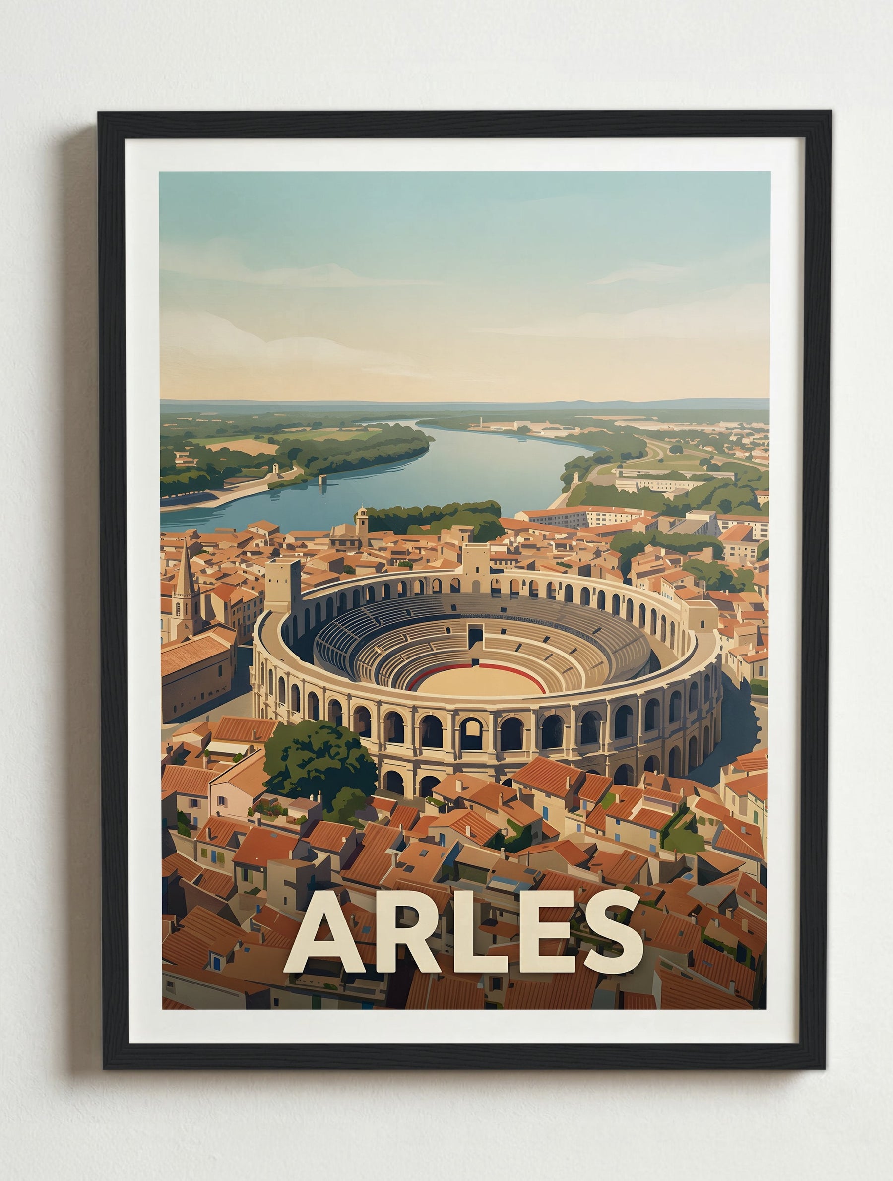 Affiche de Arles - Arènes d'Arles – Cadre noir