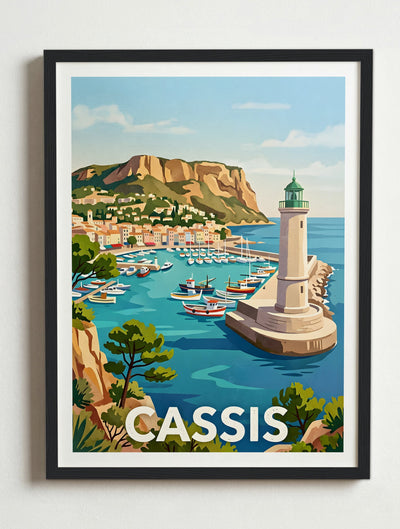 Affiche de Cassis – Cadre noir