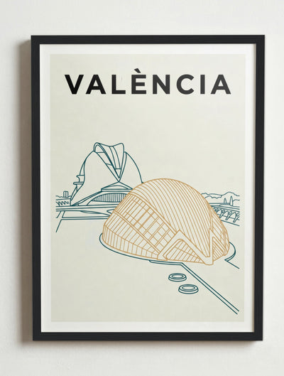 Affiche de València – Cadre noir