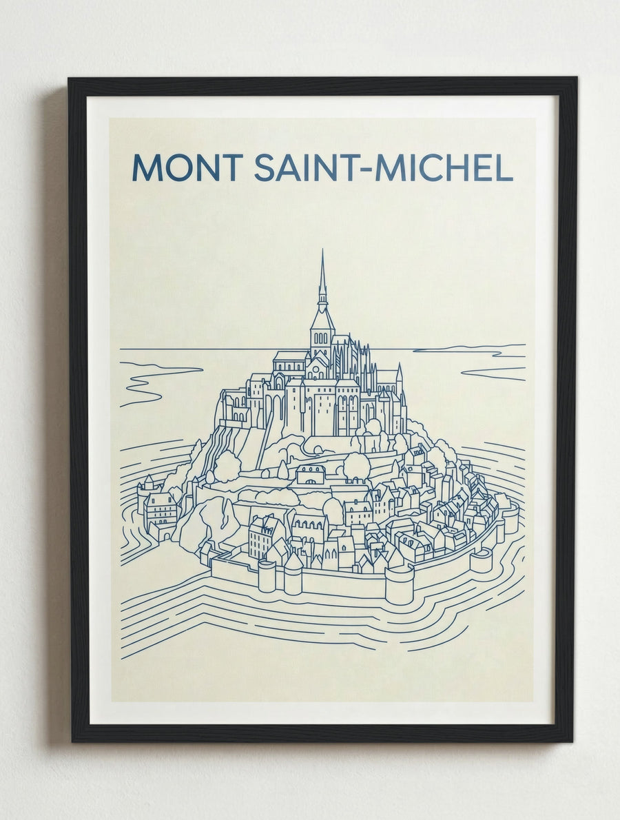 Affiche de Mont Saint-Michel