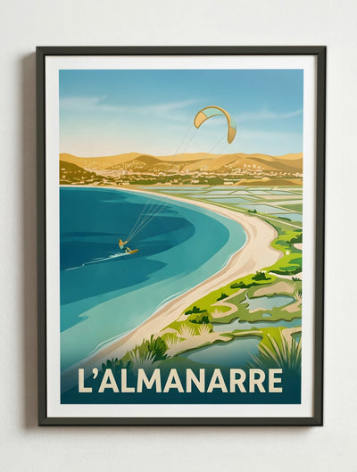 Affiche de l'Almanarre – Cadre métal