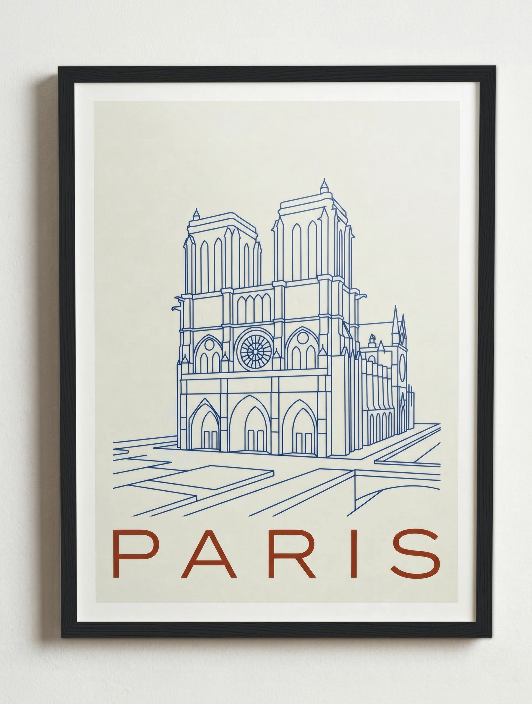 Affiche Paris – Cadre noir