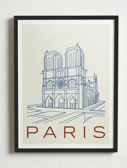 Affiche Paris – Cadre noir