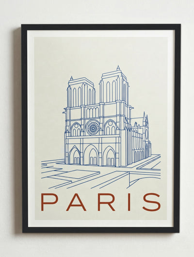 Affiche Paris – Cadre noir