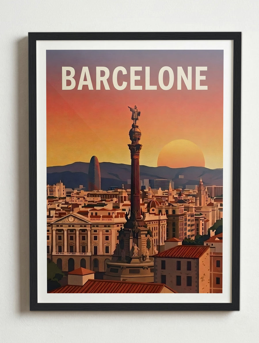 Affiche de Barcelone