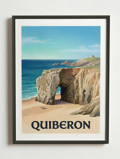 Affiche de Quiberon – Cadre métal